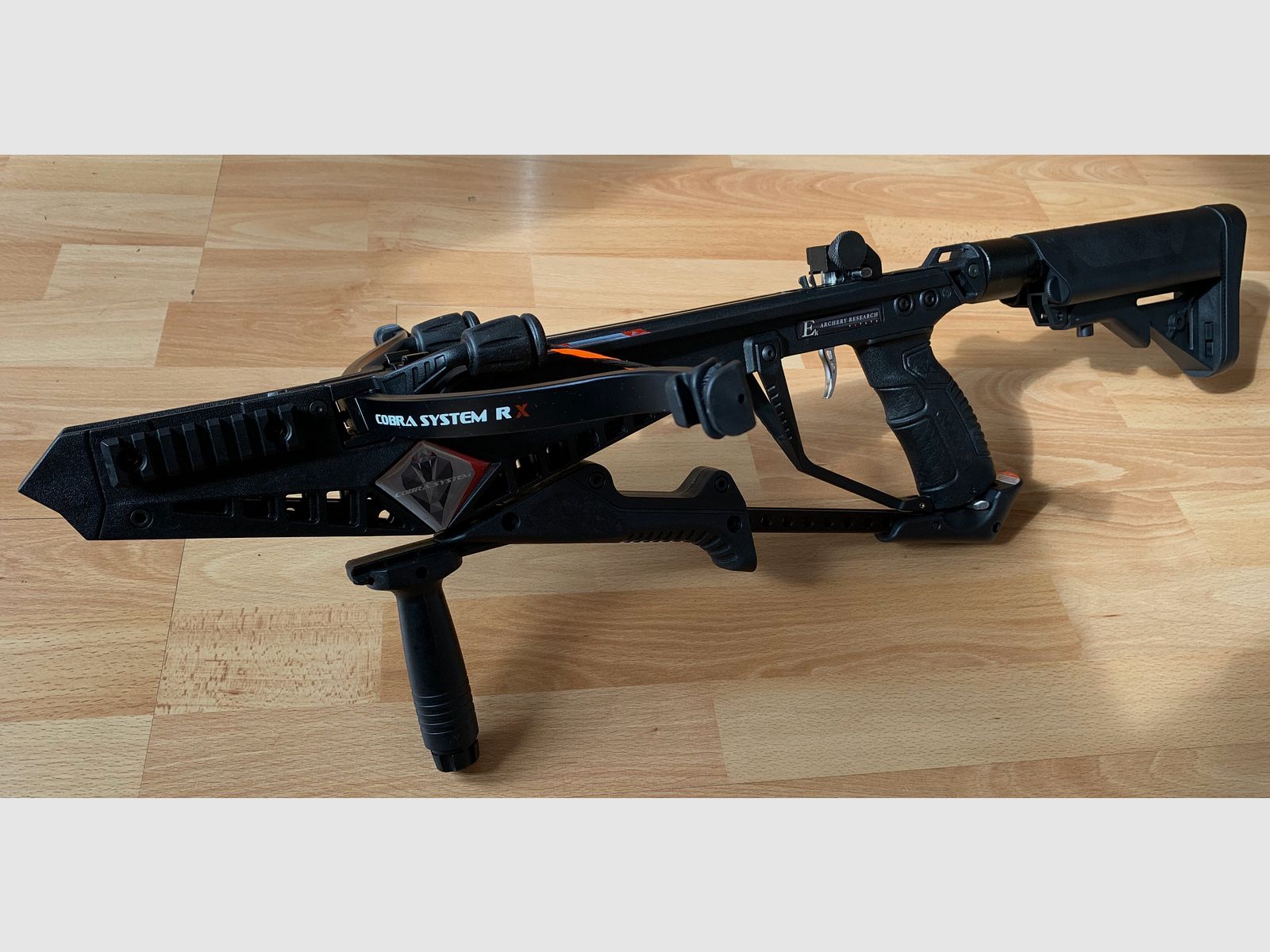 EK Archery Adder repeating crossbow with a lot of accessories