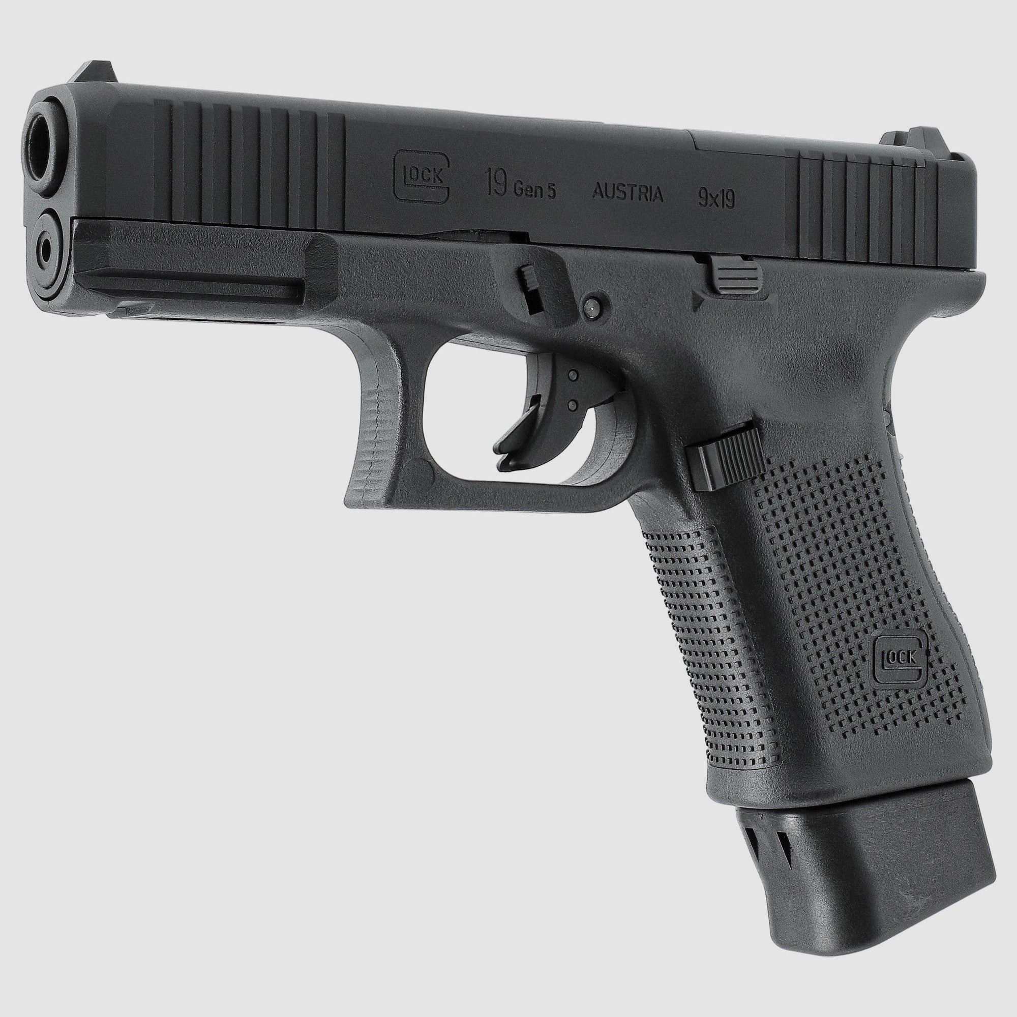Luftpistole Glock 19 Gen5 MOS cal. 4,5 mm (.177) BB CO₂ < 2,0 J