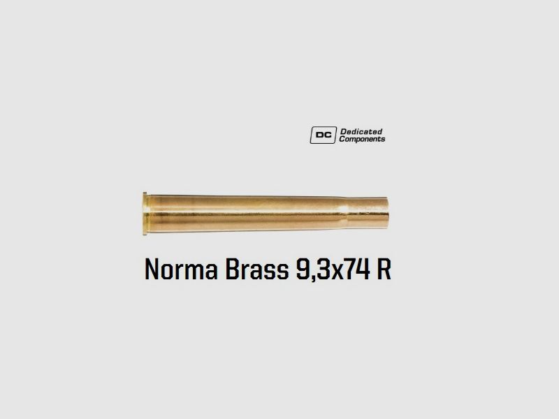 Box mit 50 Messinghülsen Norma Kal. 9.3x74R