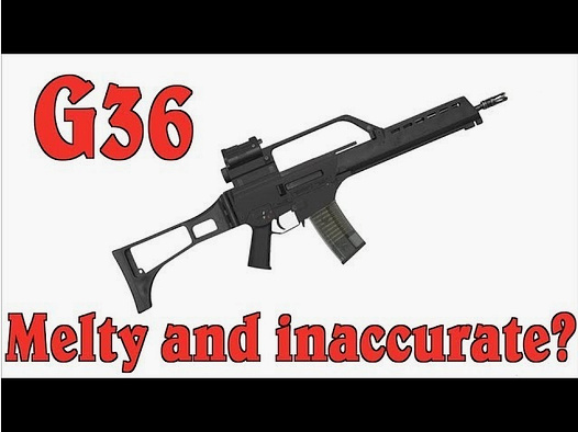 S.U.C.H.E Federdruck G36 Airsoft / Softair <0,5 Joule 6mm BB 