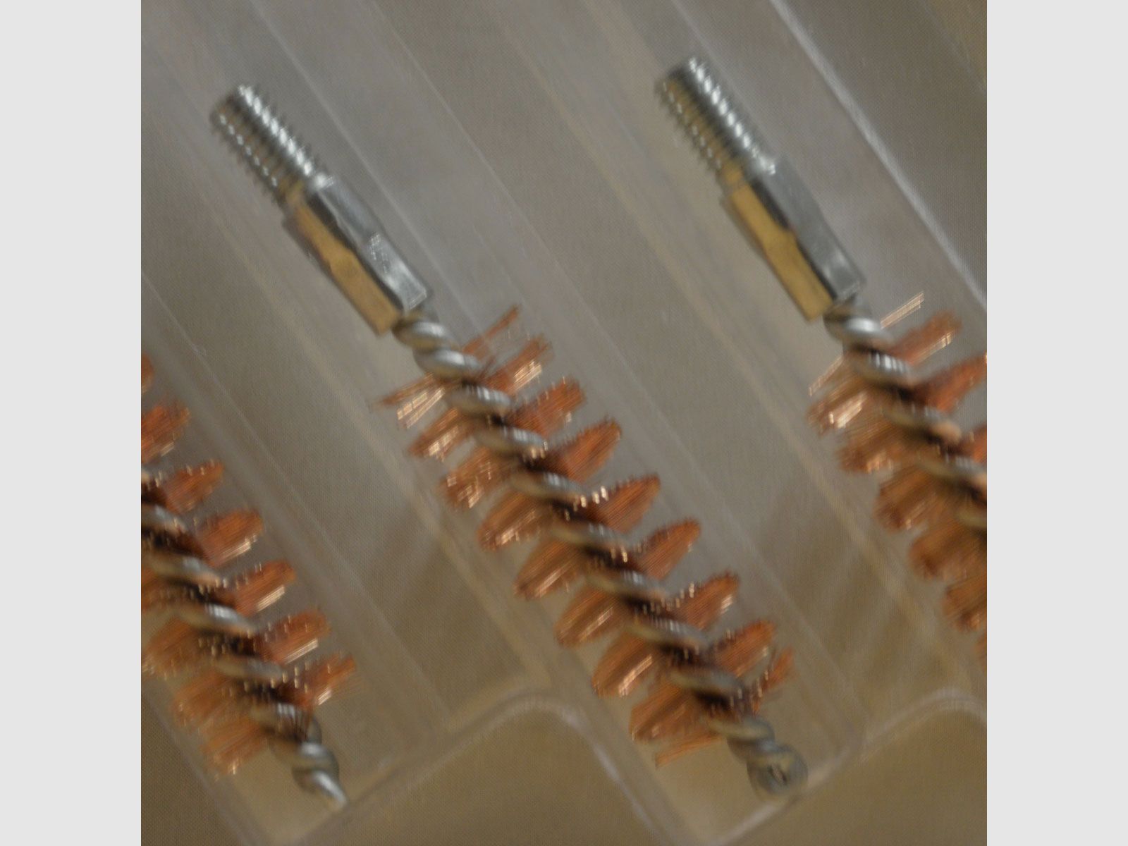 3 bronzen borstels voor geweer .40/10mm, afbeelding 2 van 2