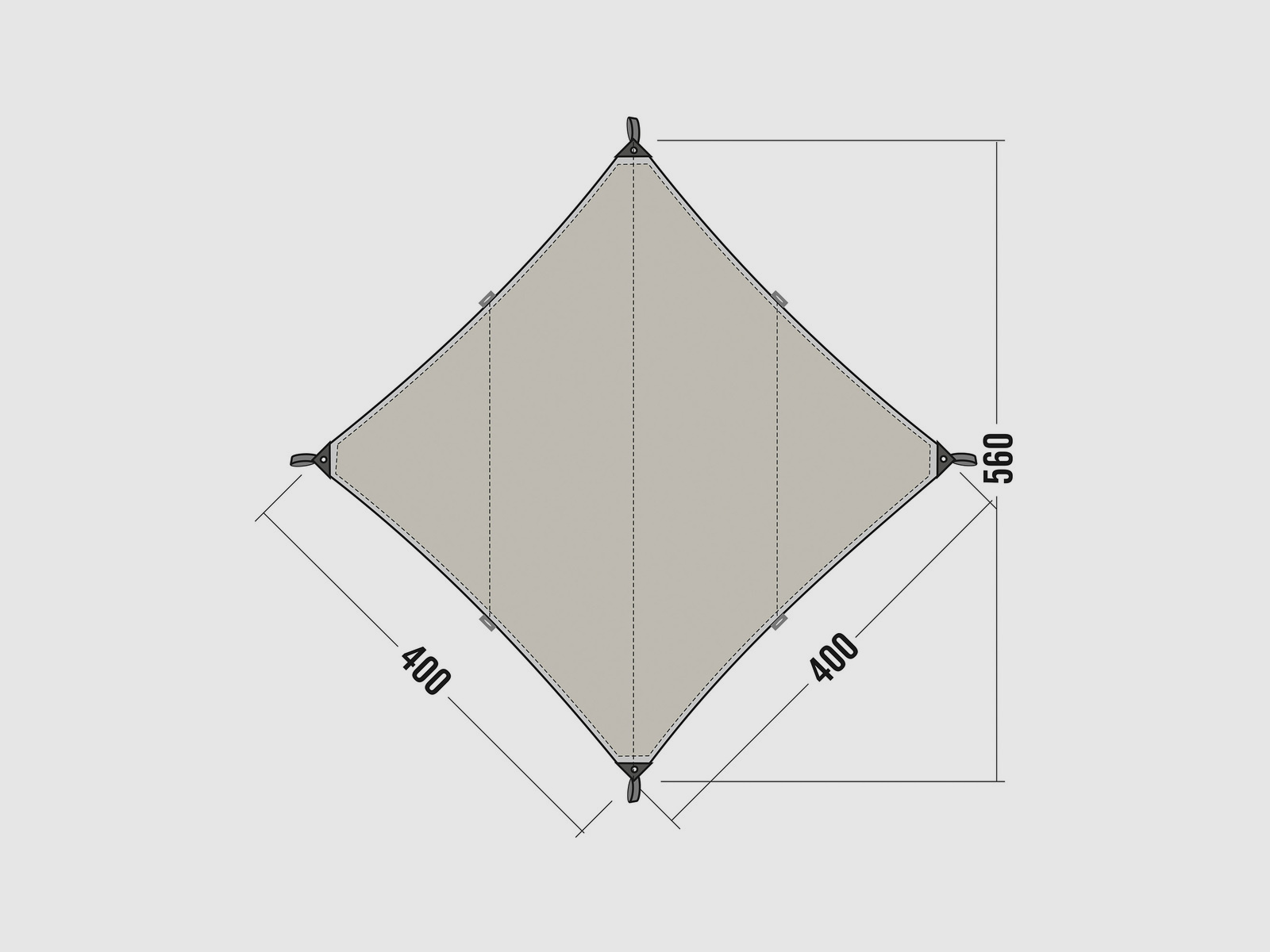 TATONKA Tarp 3 TC Sand-Beige