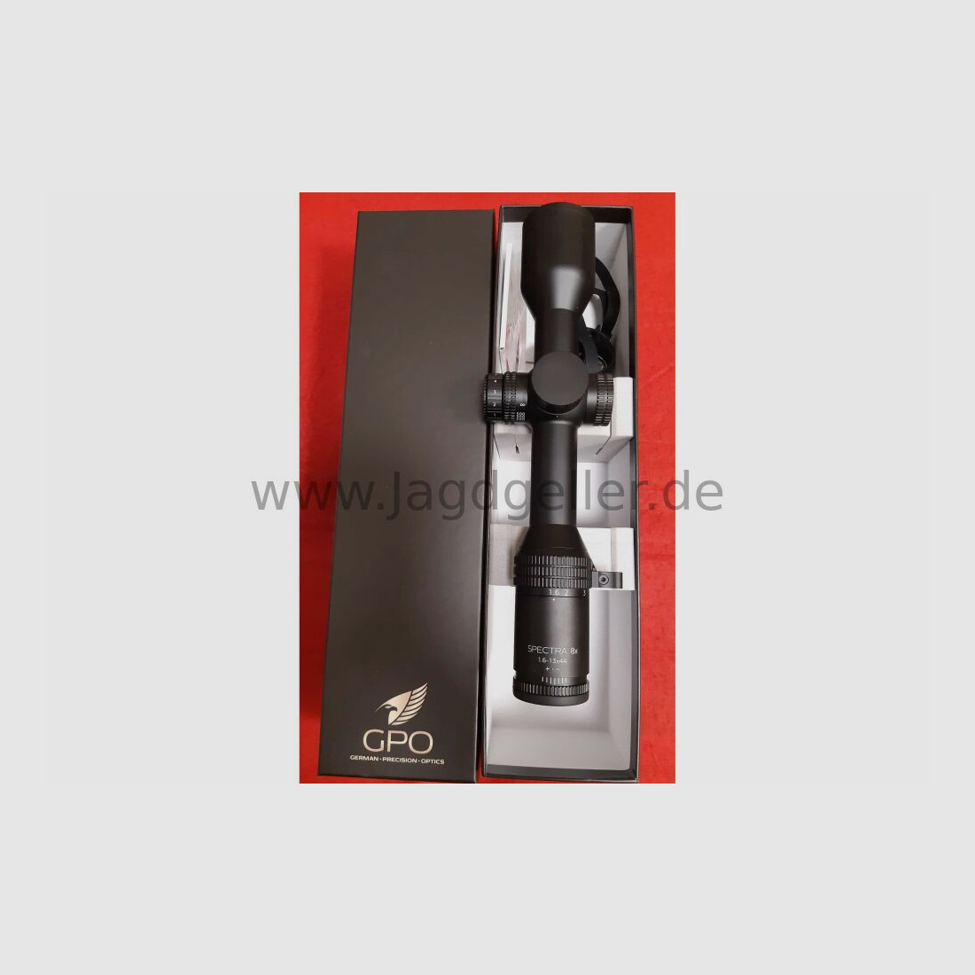Zielfernrohr GPO Spectra 8x 1,6-13x44 G4i Fiber NEU mit gebrauchter Blaser-