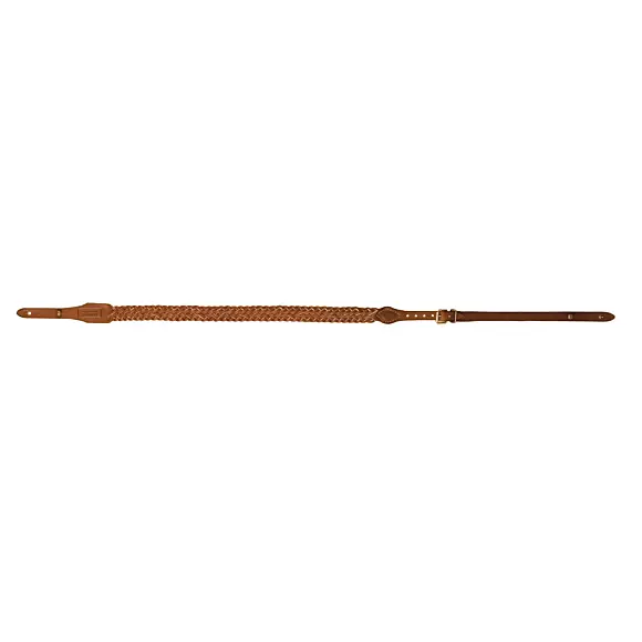 Braided Full Grain Leather Sling for Shotgun