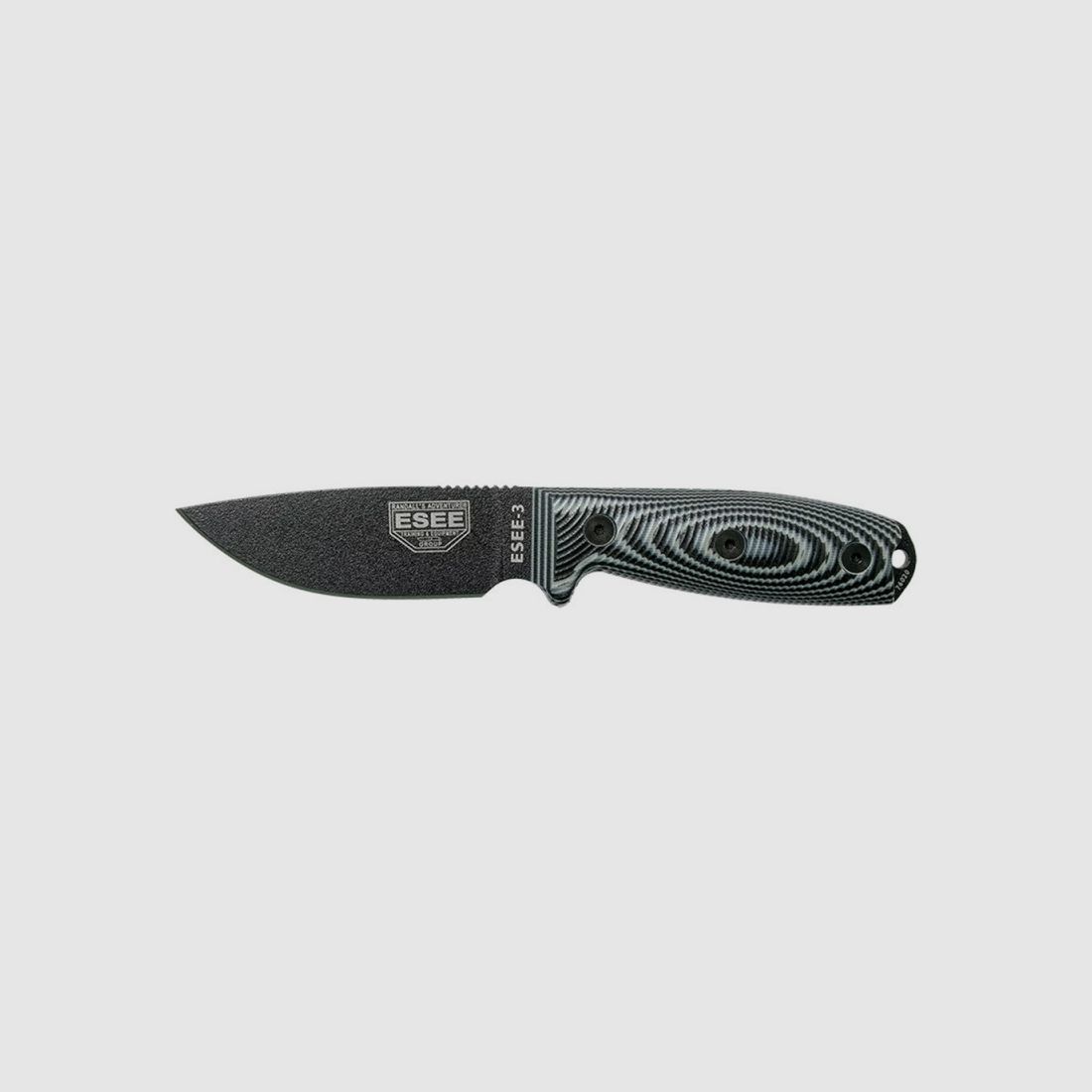 Mes ESEE 3 Grijs/Zwart, afbeelding 1 van 3