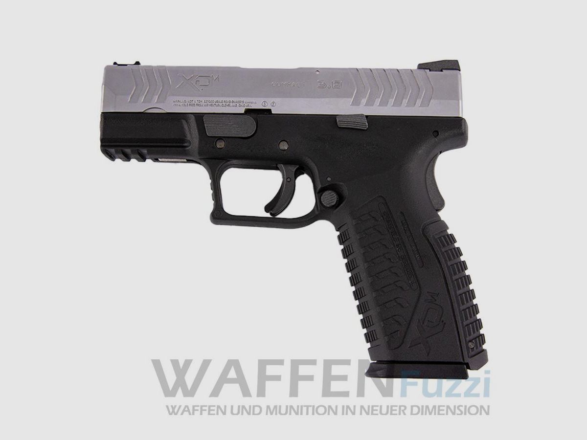 Springfield XDM 3.8 CO2 Pistole BlowBack Kaliber 4,5mm Stahl BB Silber