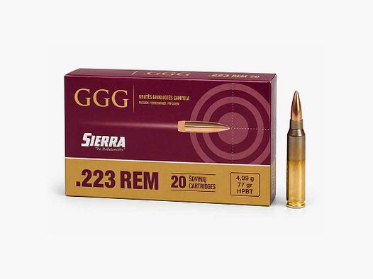 Amunicja GGG .223Rem GPR14 77grn HPBT