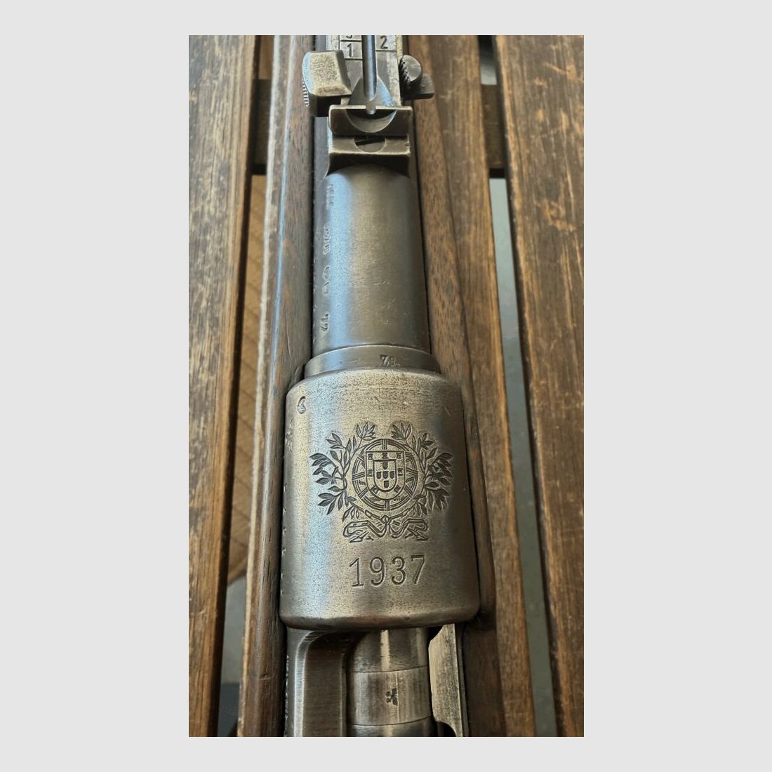 Mauser 98K z pasującymi numerami z pieczęcią 3. Rzeszy 1937 8x57JS