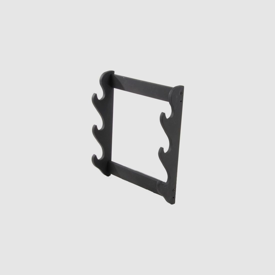 Wandhalter für 3 Schwerter schwarz matt