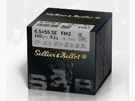 S&B – 6,5 x 55 – 140 grs FMJ