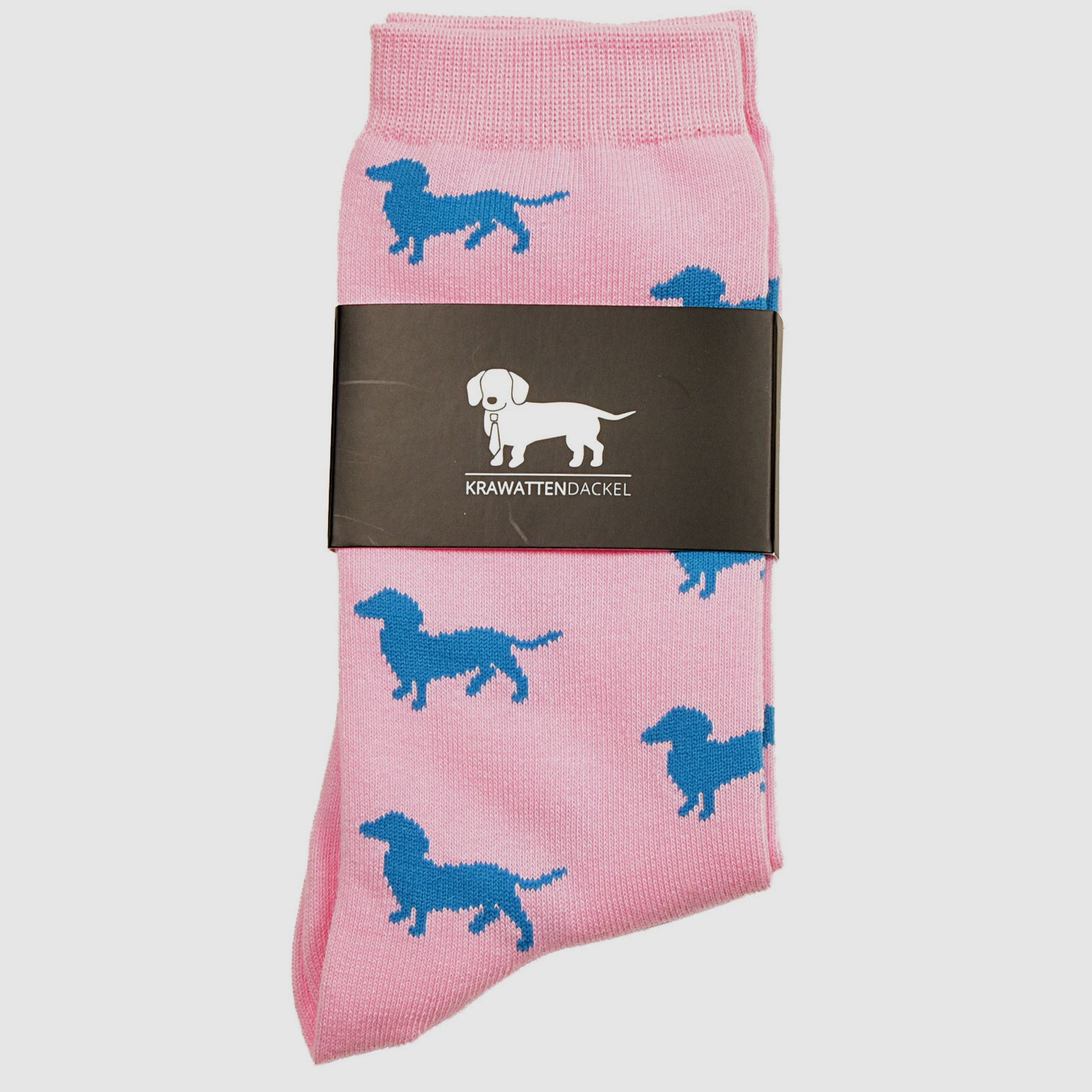 Krawattendackel Socken mit Dackel