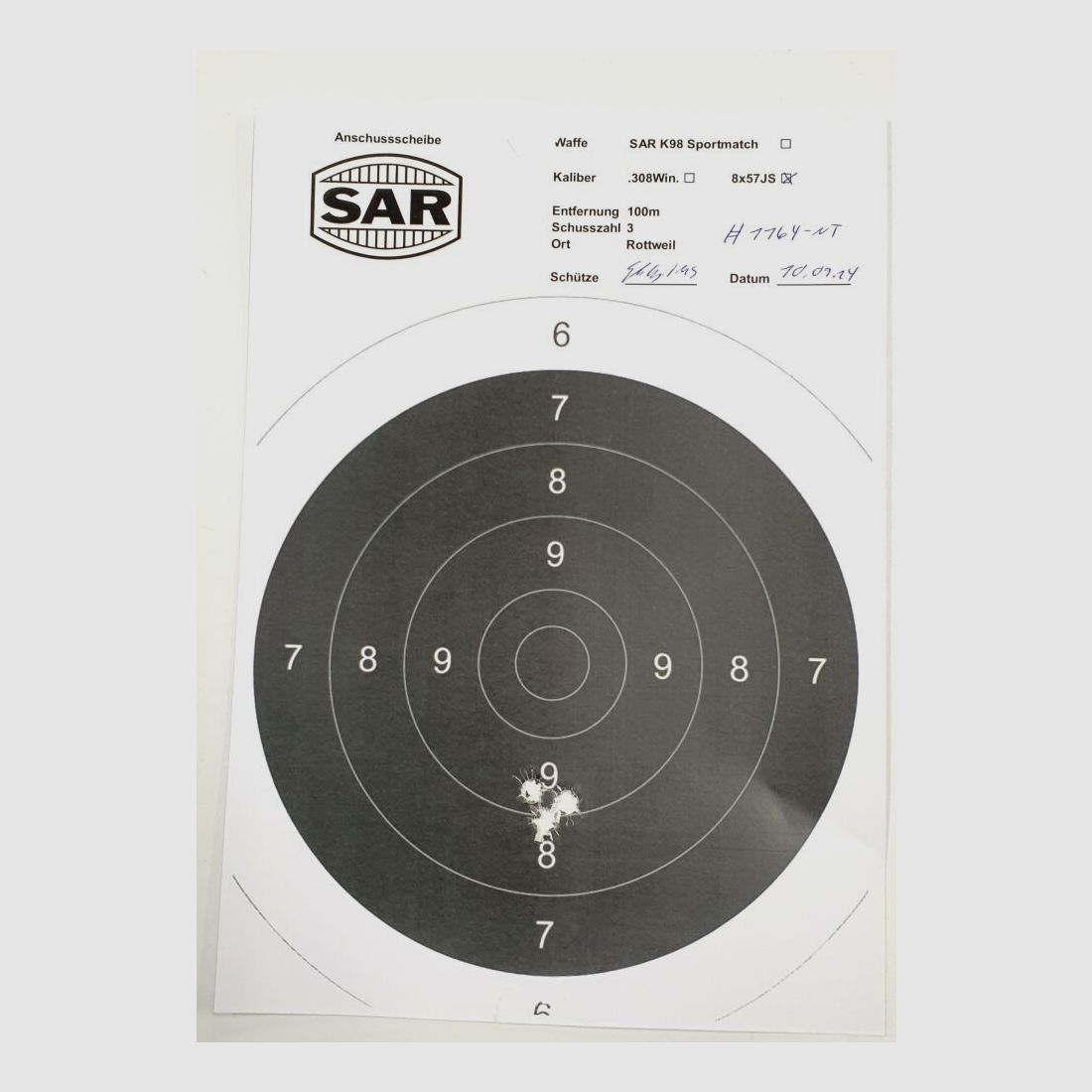 Schwaben Arms GmbH	 SAR K98k Sportmatch Hochglanzpoliert