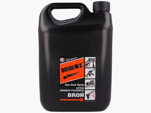 Olej do czyszczenia broni Brunox Gun Care Spray 5L płyn (BT16)
