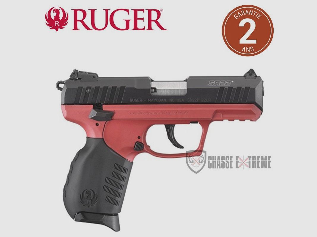 Pistole RUGER SR22 Rot 3,5" Kaliber .22lr