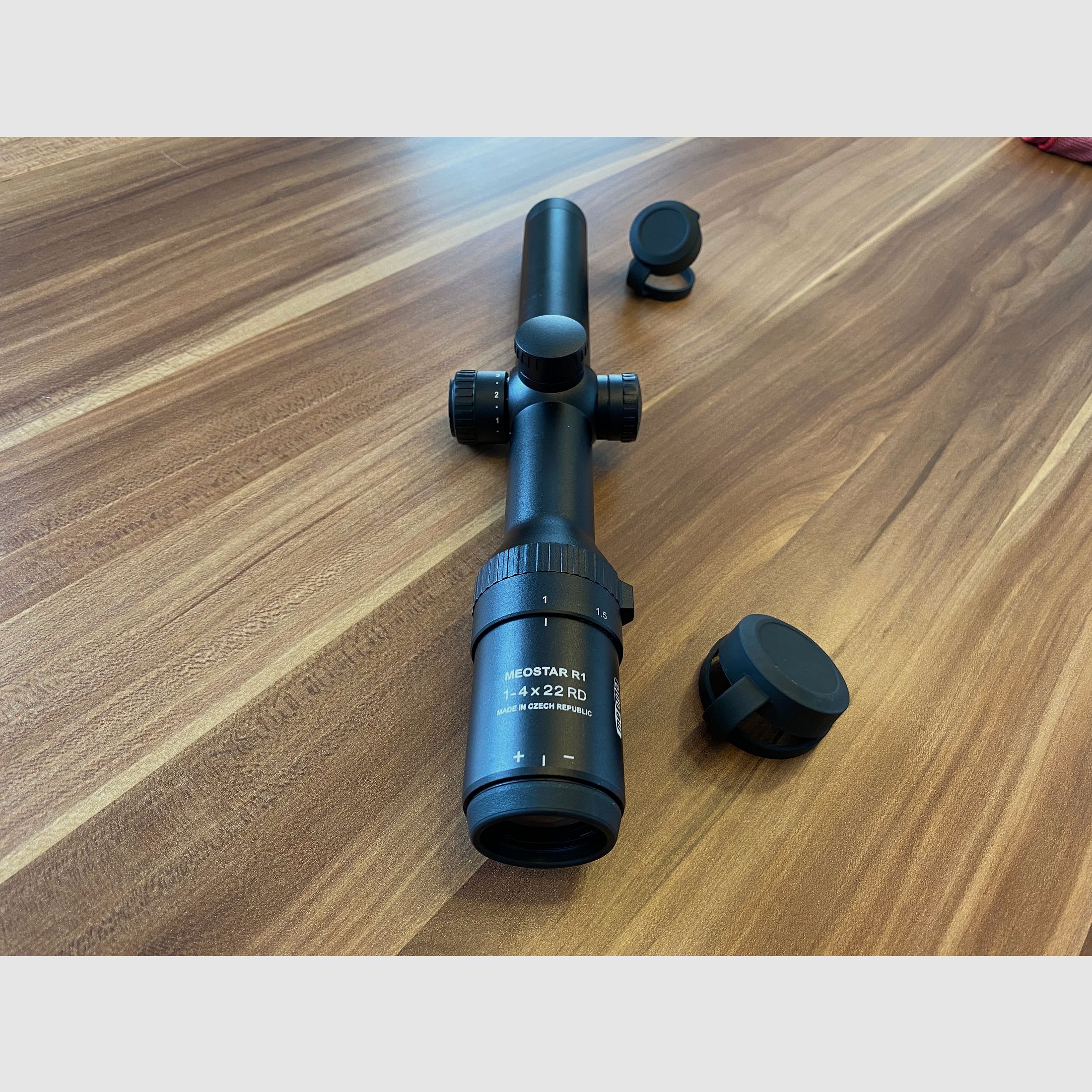 Meopta Meostar R1 1-4x22RD R1r Zielfernrohr Drückjagdzielfernrohr Drückjagdglas K-Dot Leuchtabsehen 