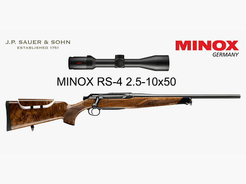 J.P. Sauer & Sohn Sauer 505 Ergo Lux Repetierbüchse HQ3 Ausstattungspaket Elegance + VSR | 8.5x55 Blaser | MINOX RS-4 2.5-10x50