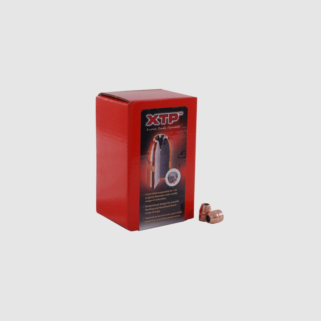Hornady bullet .44/.430 HP/XTP with crimping ring 180GR 100 pieces
