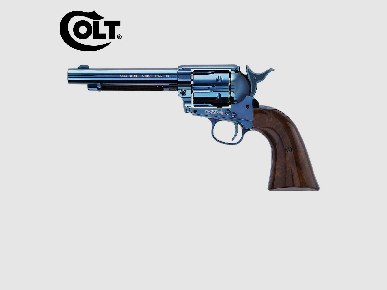 Colt Single Action Army® 45 blue Co2-Revolver Kaliber 4,5 mm BB (P18)