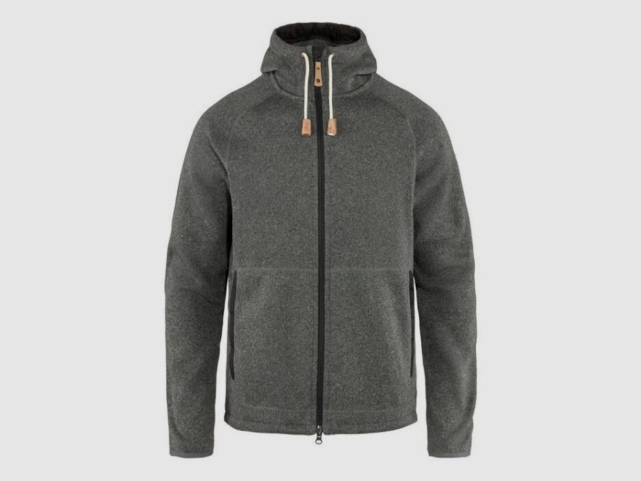 Fjällräven – Övik fleece hoodie M – Dark Grey