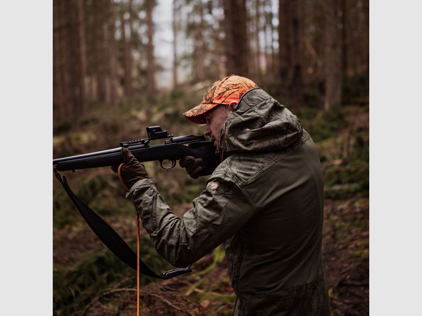 FJÄLLRÄVEN Lappland Camo Cap Orange Camo