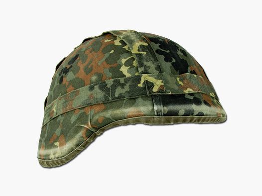 Bundeswehr Original Helmbezug Gefechtshelm flecktarn gebraucht