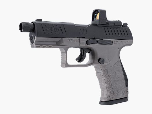 WALTHER PPQ M2 Q4 TAC Combo 4.6" Set Luftpistole + Leuchtpunktvisier