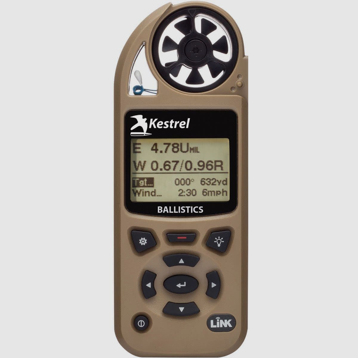 Kestrel 5700 Ballistics Weather Meter, LiNK, Tan