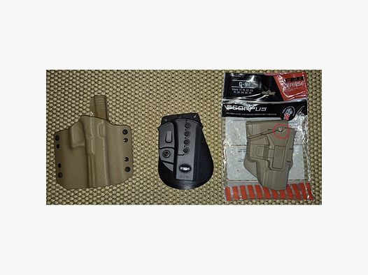 Bundle Holster f. Glock 9mm Pistolen