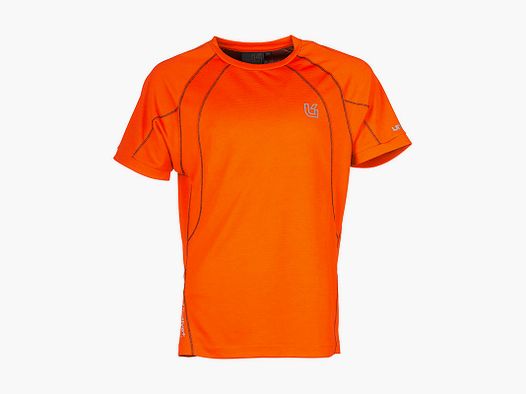 T-SHIRT – UNIVERS – ISEO Orange/Schwarz