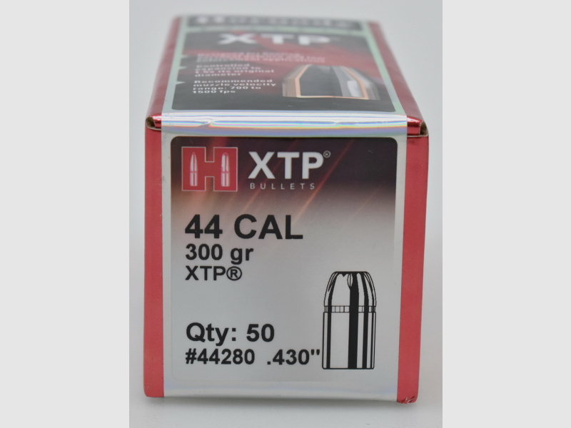 100 Hornady Geschosse .44 XTP 300 Grain