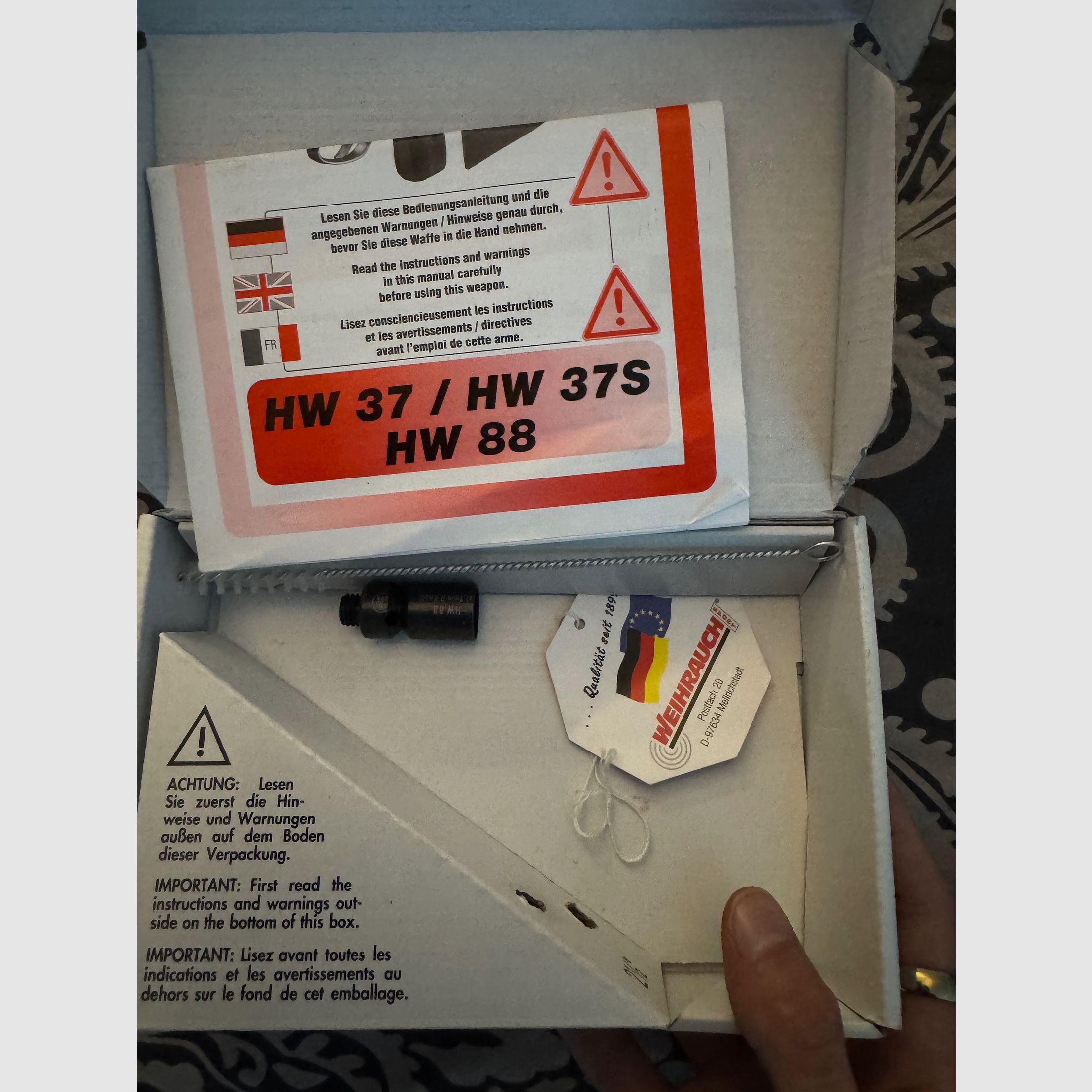 Encens HW 88 Super Aiwaight RARITÉ avec OVP+holster de forme adaptée