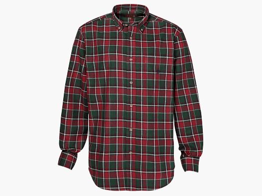 Camicia flanella Idaho (a quadri rosso-verde)
