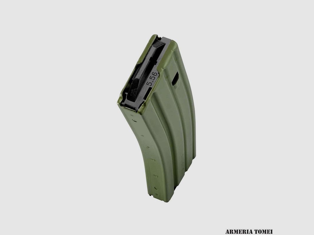 MAGAZINE – DURAMAG Speed AR15 .223R./5.56 Inf. 30 rounds, Anodized Green, T360, Black Follower, Everflex Spring