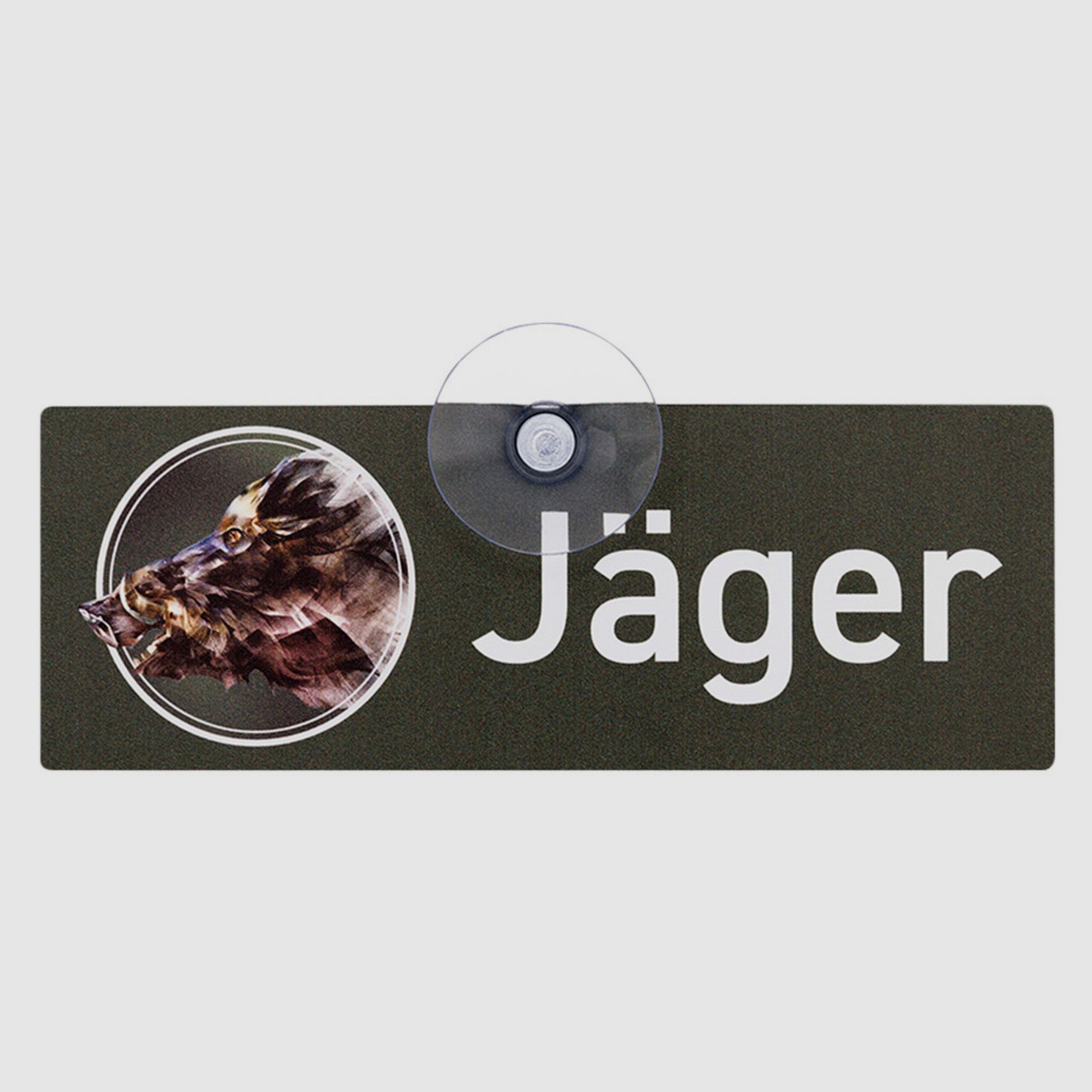 Wilde Hilde Original Autoschild Jäger Motiv Keiler