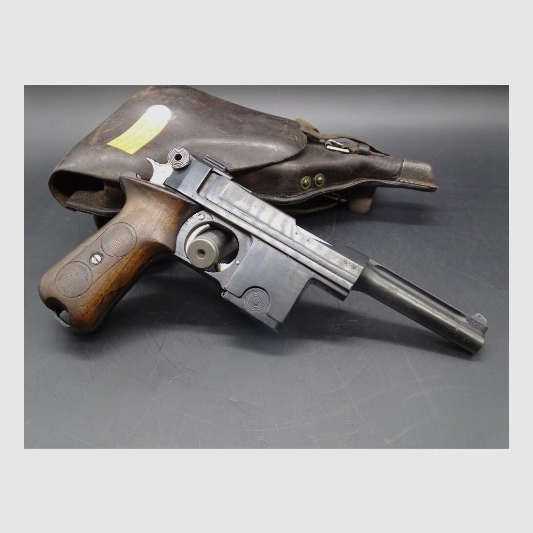 Bergmann Haerens Rüstkammer Pieper 1910 / 21 calibro 9mm Bergmann Bergmann incluso fondina originale