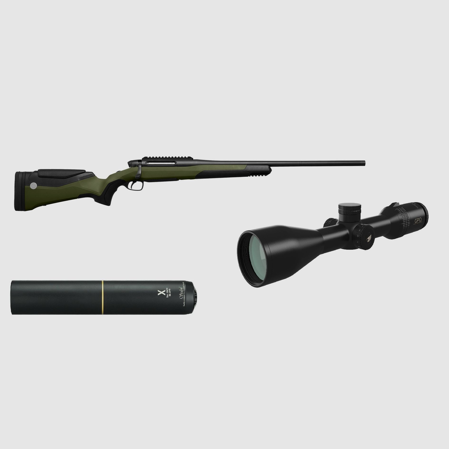 Steyr Mannlicher MS Wild, z GPO Spectra 6x 2-12x50