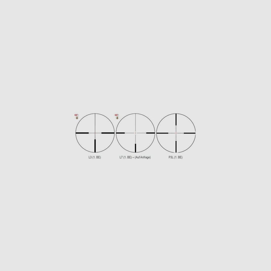 Hunting Scope Schmidt & Bender 3-12x50 Classic Reticle L3 L3 1cm cw Classic CT / Classic CT