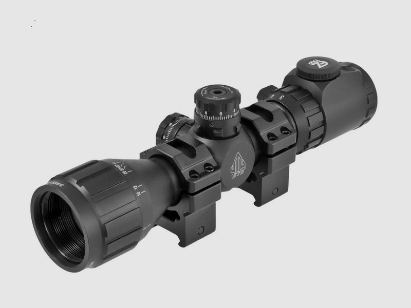 Like-new UTG Bugbuster 3-9x32 IE riflescope (36 colors, Mil-Dot) - SCP-M392AOIEWQ