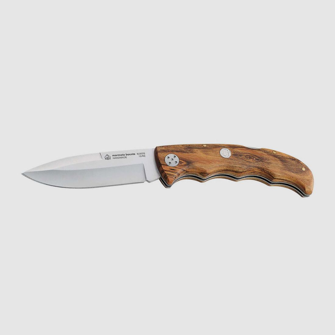 Taschenmesser Puma IP Marmota Bocote Stahl MolybdĂ¤n-Vanadium KlingenlĂ¤nge 9,3 cm Bocoteholz (P18)