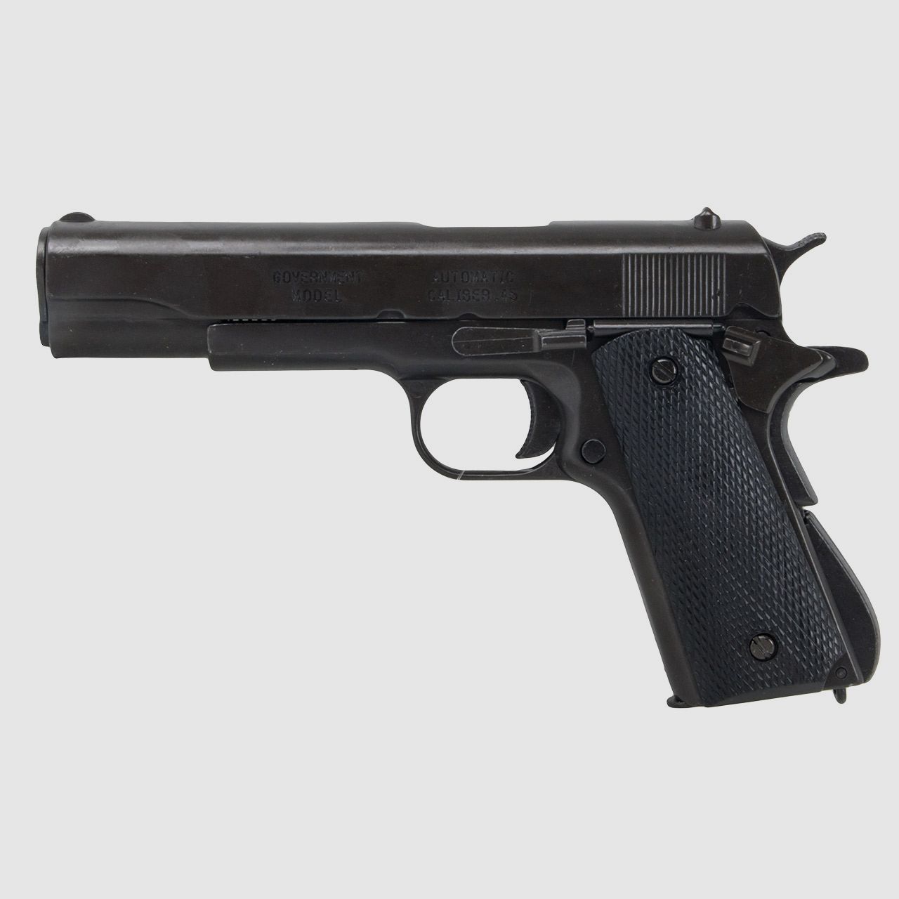 Denix Deko Pistole Colt M1911A1 Automatik Kaliber .45 Pistole USA 1911 LĂ¤nge 24 cm schwarz