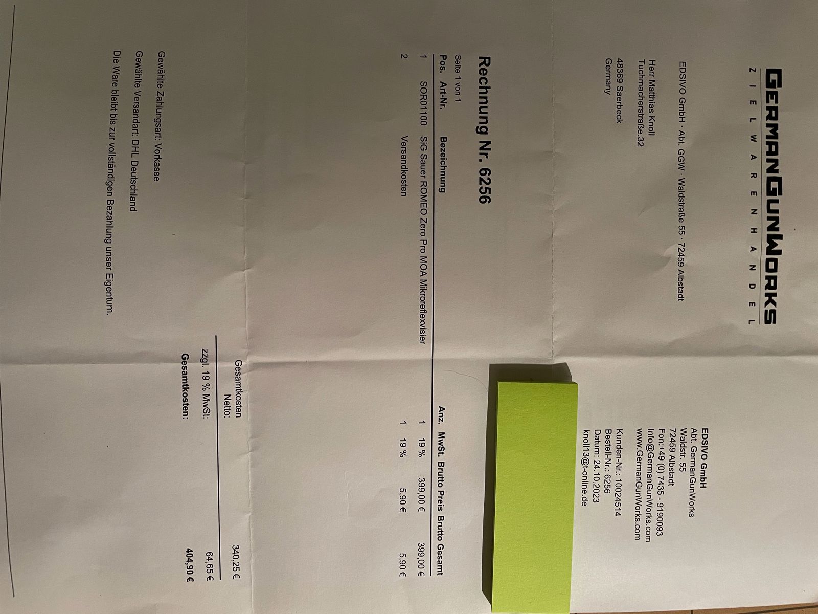 Sig Sauer Romeo Zero Pro