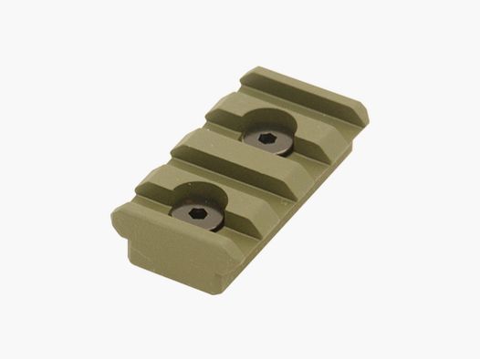 UTG PRO 4-Slot KeyMod Picatinny Rail Section, OD Green Cerakote