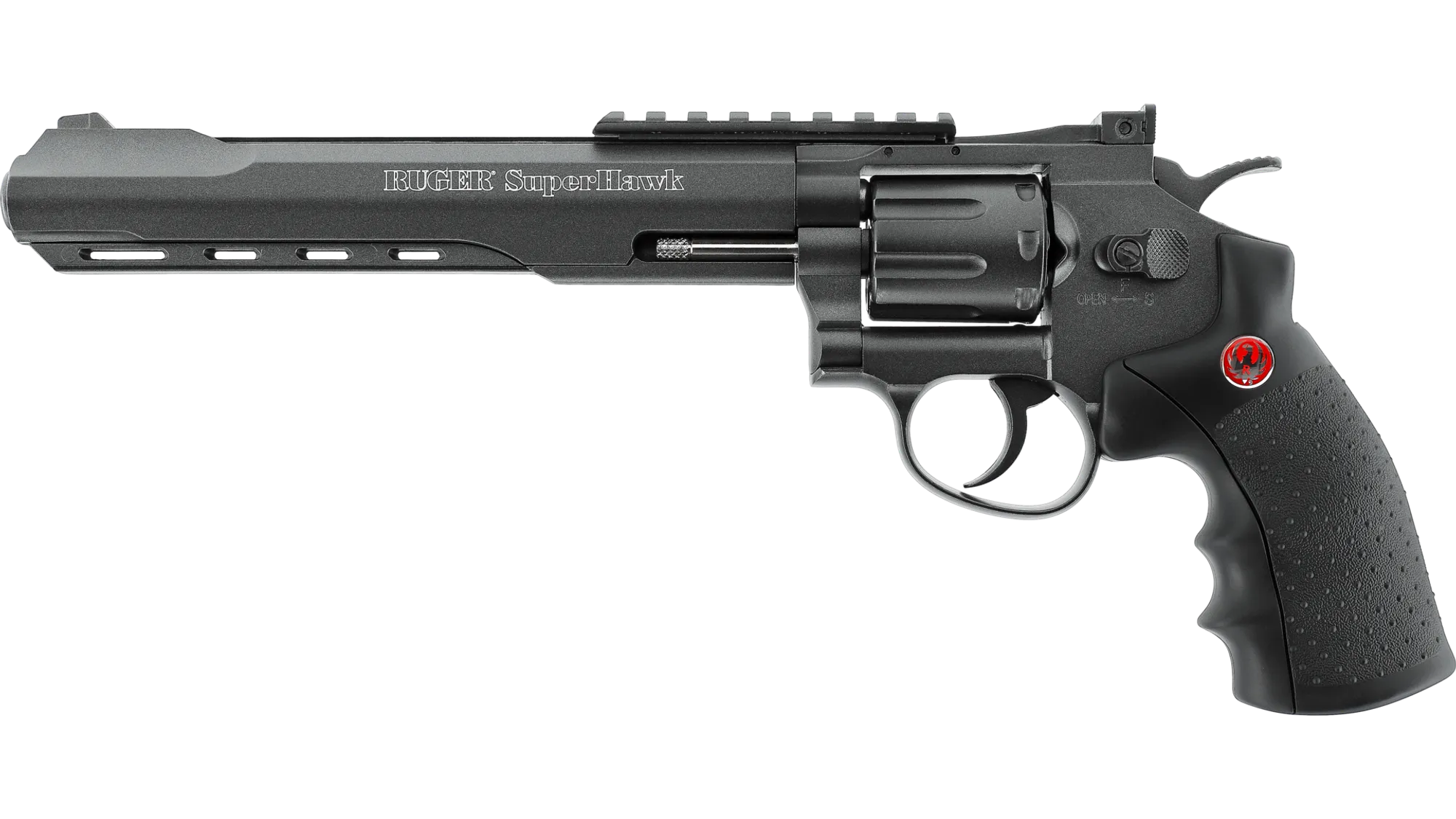 Ruger Super Hawk 8 Zoll 6mm BB CO2 Revolver veerchromt - 4 Joule