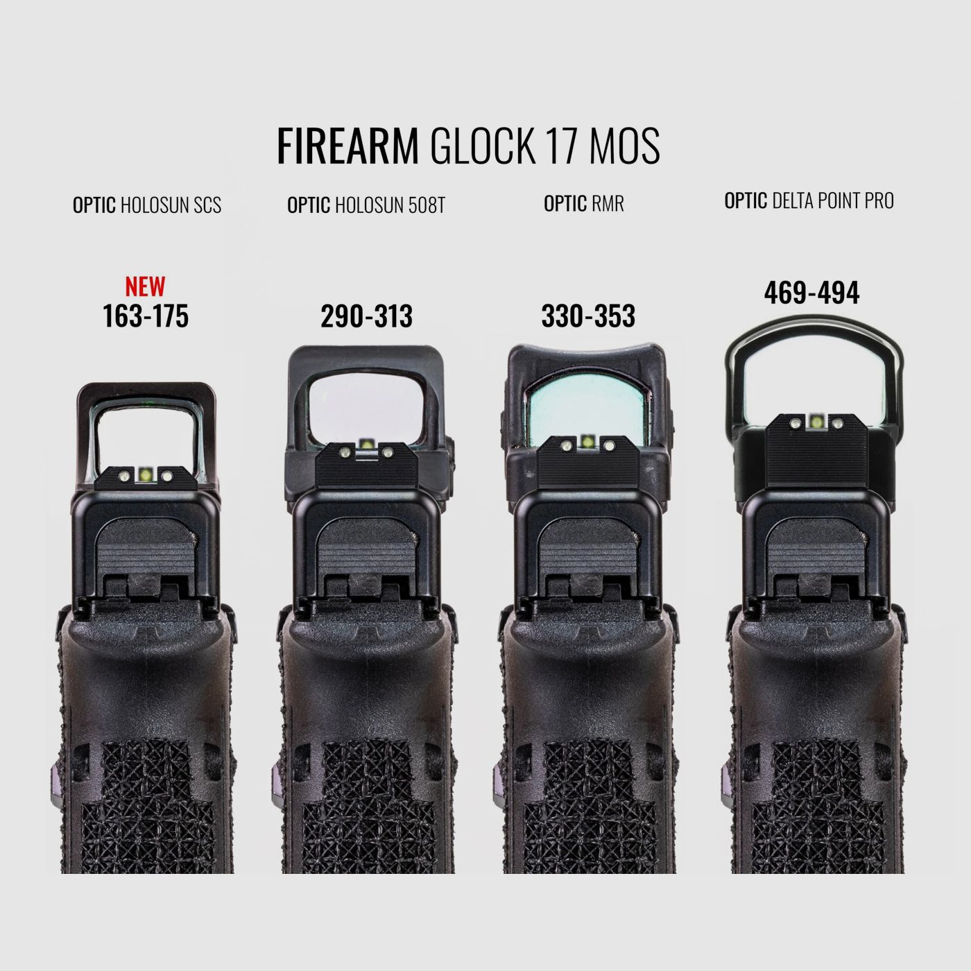 NIGHT FISION Glock 17/19/34 Stealth Tritium Sight 290-313 OB, image 8 of 10