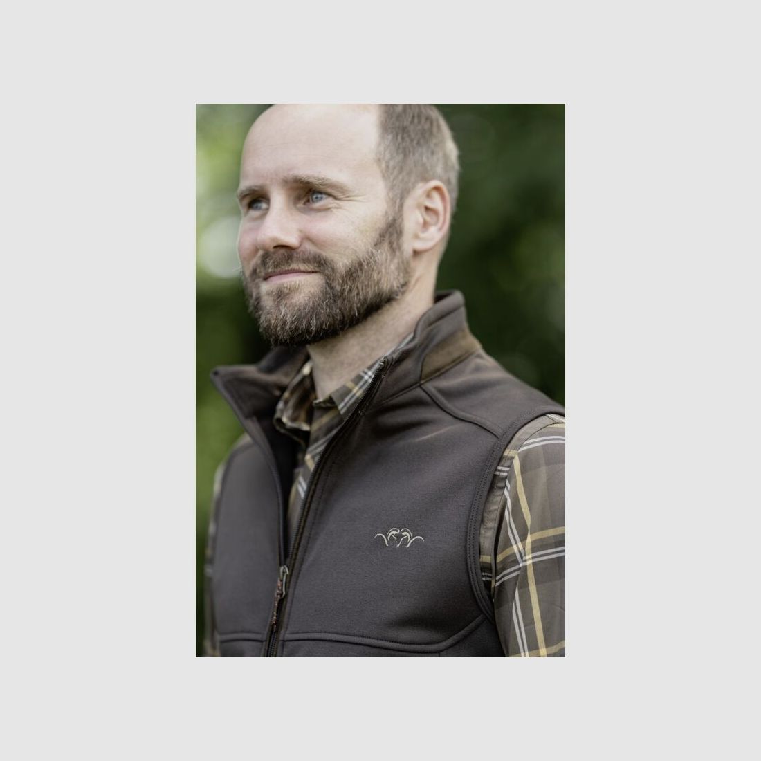 Blaser Herren Hemd Stretch Harald Braun kariert