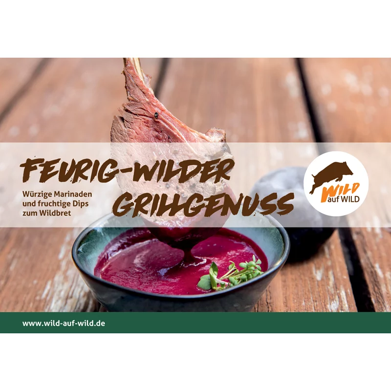 Brochure de recettes "Délice sauvage épicé au grill - Marinades & Dips", image 1 sur 2