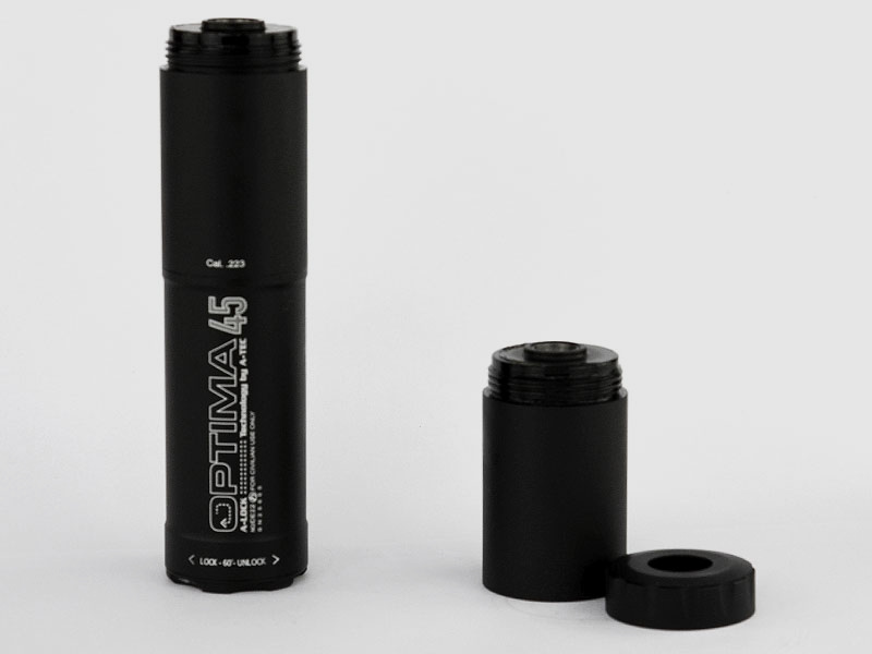 A-TEC OPTIMA 45, Overbarrel Silencer for caliber group .30 (.308 Win. / .30-06)