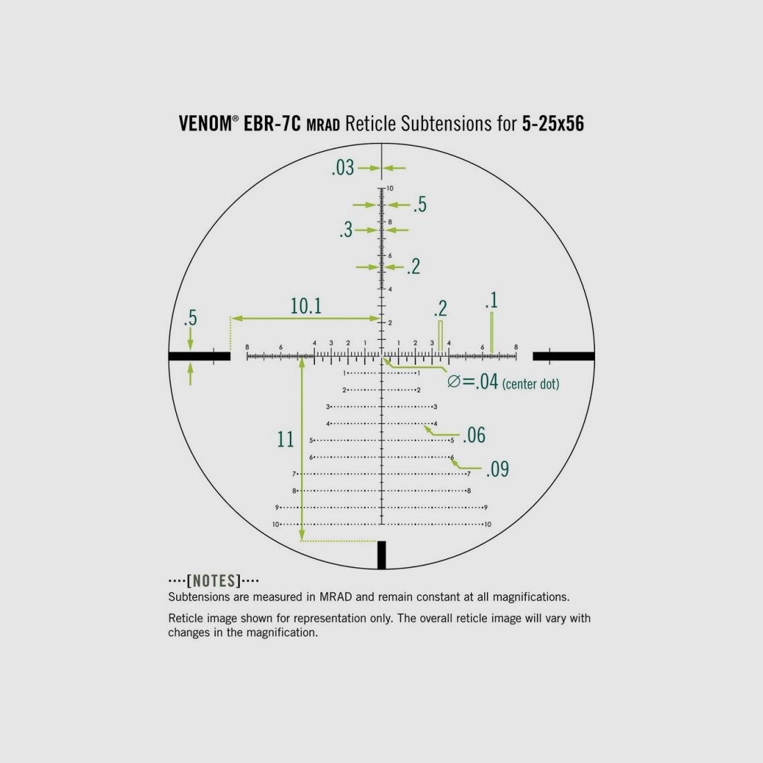 Vortex Venom 5-25x56 PPF EBR-7C MRAD, Bild 4 von 4