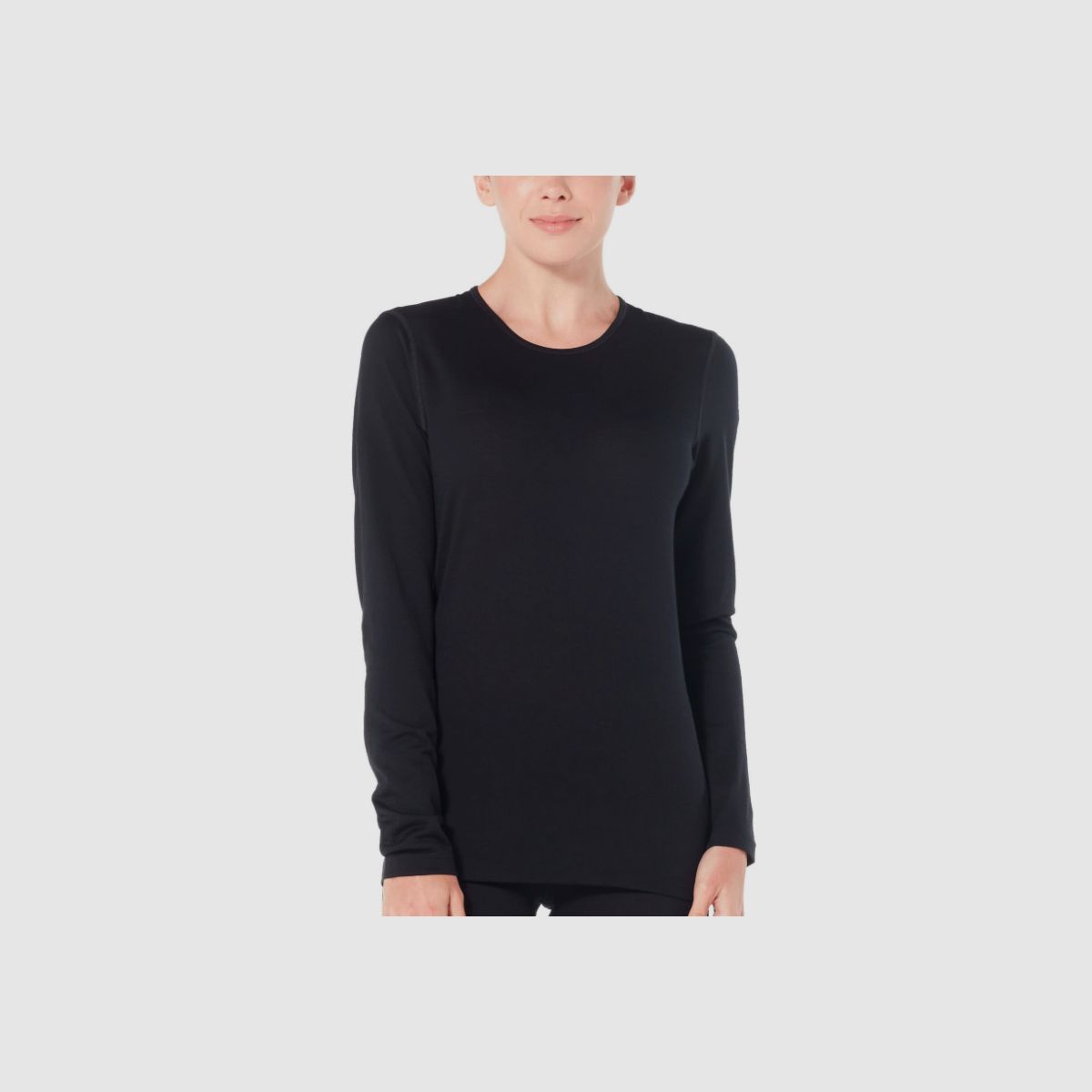 ICEBREAKER - Merino 200 Oasis Long Sleeve Crewe Women Black