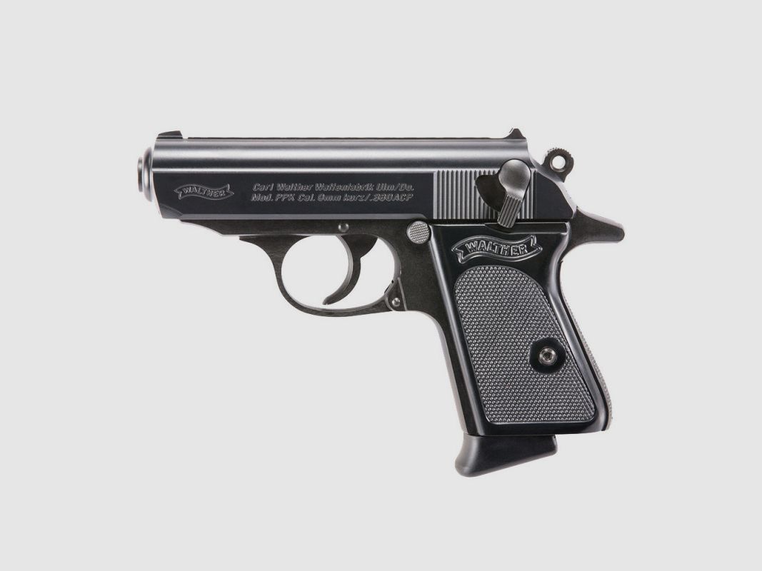 WALTHER PPK 380 ACP ZWART 6 SCHOTEN, afbeelding 1 van 2